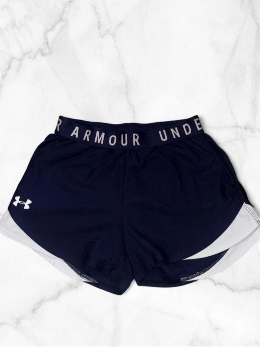 🏋️ Under Armour Women's Play Up 3.0 Shorts- Navy Blue 🏋️